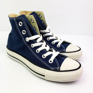 Converse Chuck Taylor All Star HI Womens Sz 6 Mens Sz 4 Navy Blue Sneaker Shoes